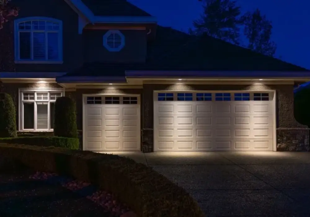 LED Lighting Garage Door Highlight