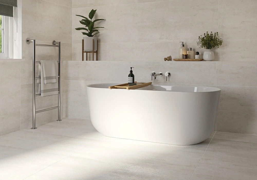 Large Format Tile Trend for Clean and Spacious Look