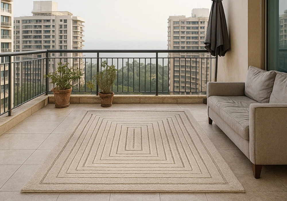 Layered Balcony Rug Ideas for Depth and Texture