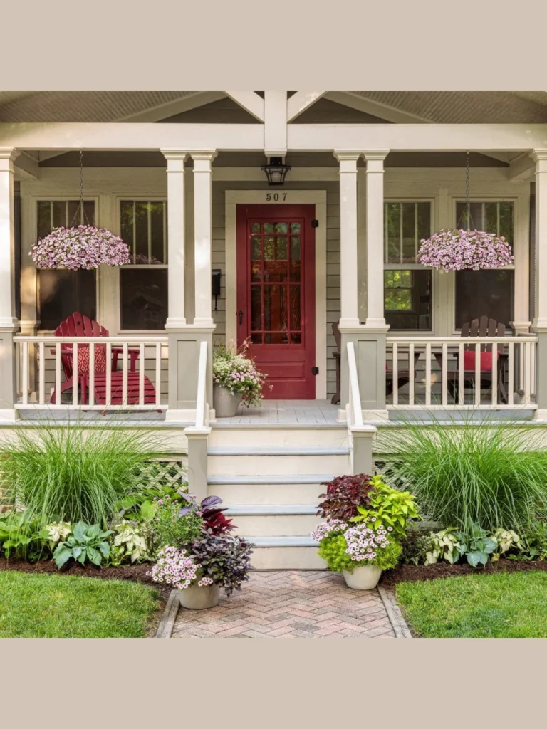 Layered Flower Beds for Depth