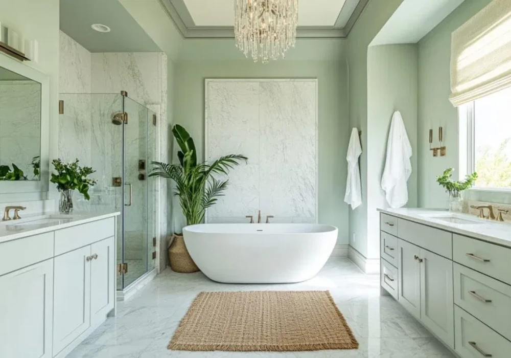 Light Color Bathroom Palettes for Summer Bathroom Trends