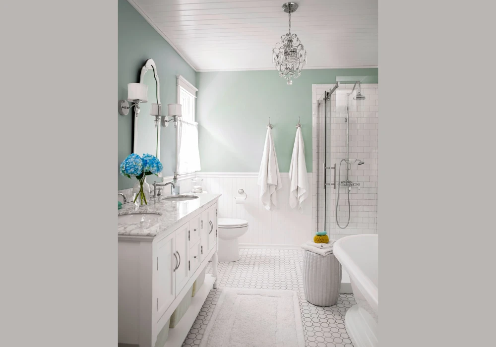 Light Color Palettes for a Cool Summer Bathroom Feel