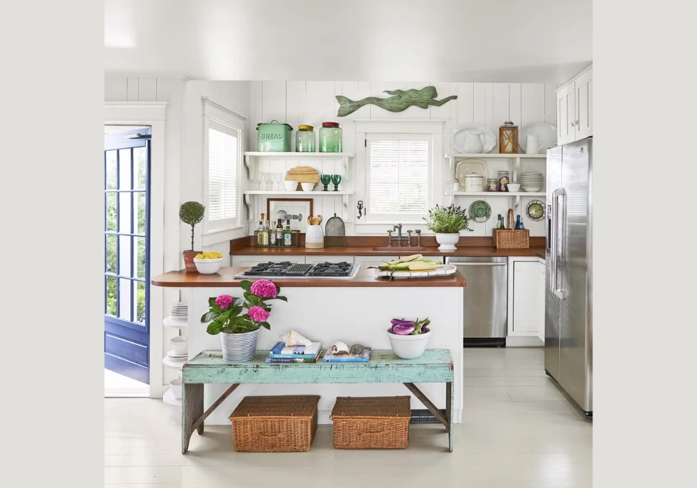 Light Fabric Summer Kitchen Styling Ideas Using Linen Textures