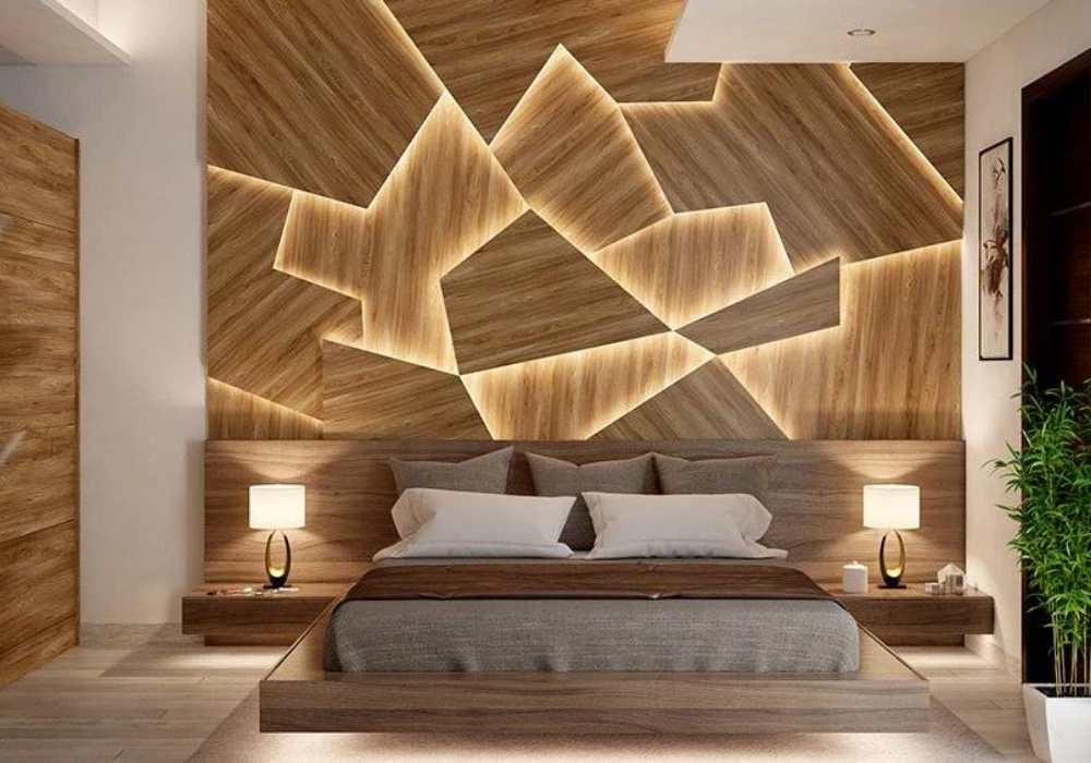 Light Wall Decor for Simple Summer Bedroom Styling