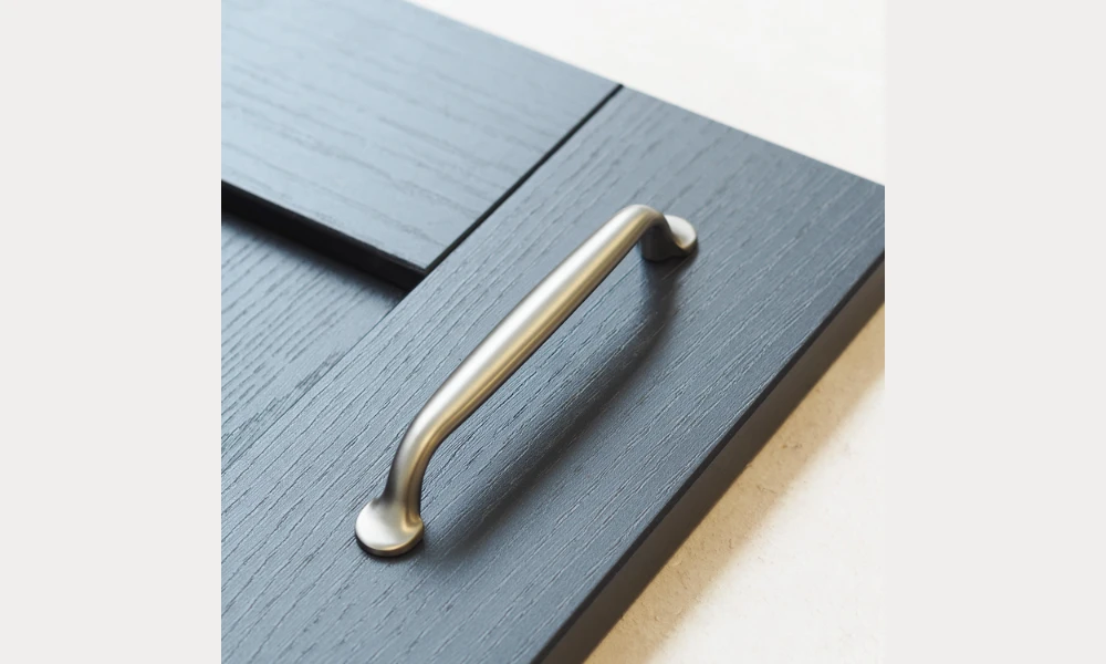 Brushed Nickel Handles for a Soft, Versatile Finish