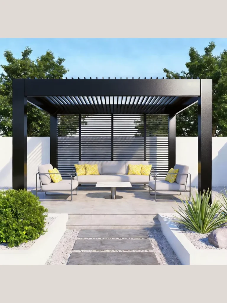 Louvered Roof Adjustable Slat System