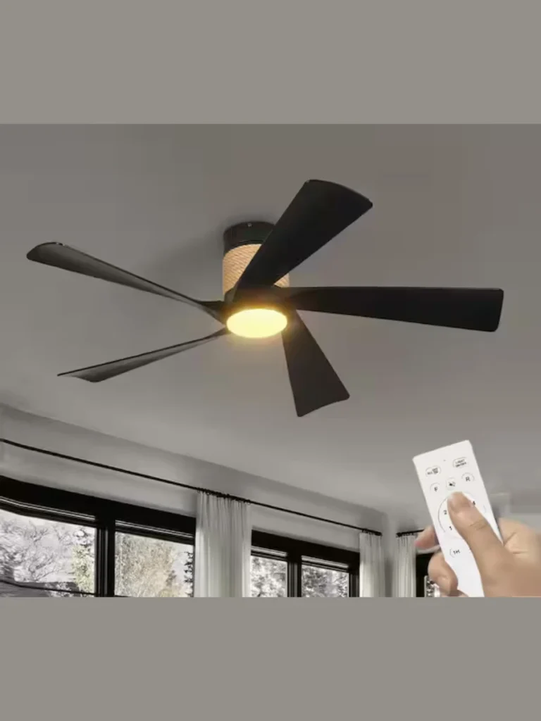 Low Profile Hugger Fans with Edge Lights