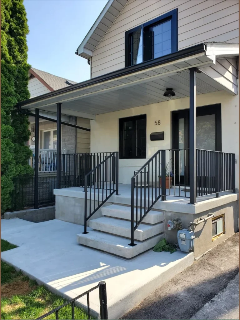 Low Profile Sunken Railing Designs