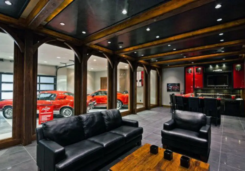 Luxury Garage Man Cave