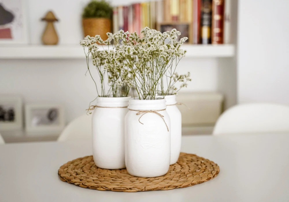 Mason Jar Decor for Simple Farmhouse Touch