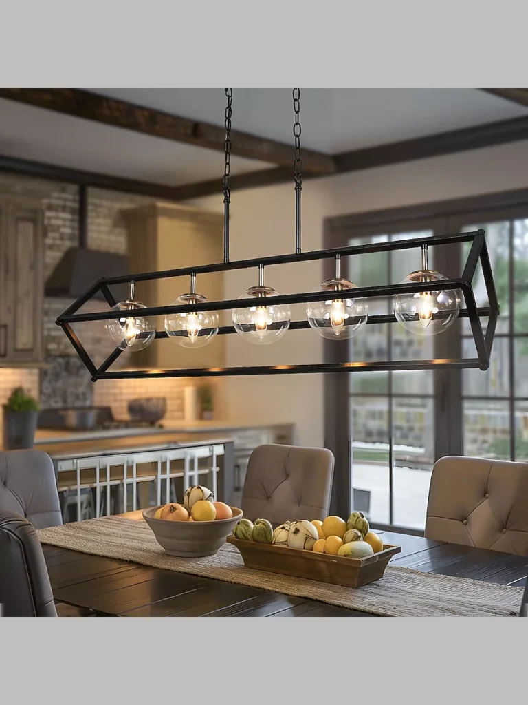 Matte Black Industrial Cages For Modern Kitchens