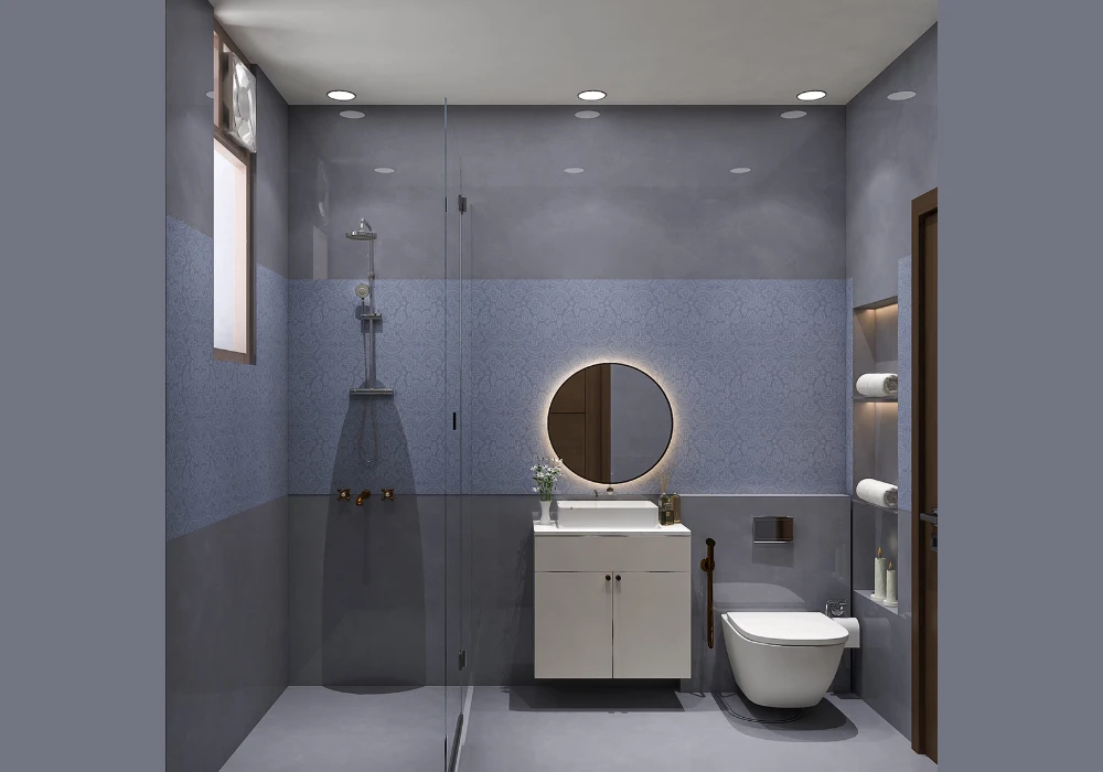 Matte Finish Tile Design for Soft Look