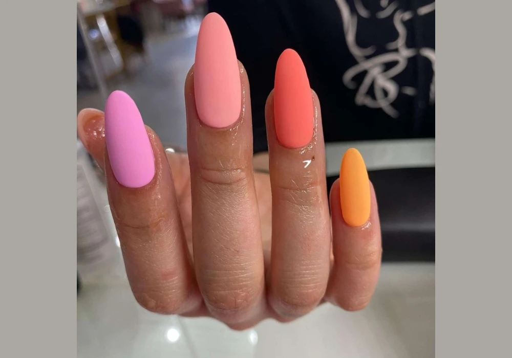 Matte Summer Nail Art Ideas for a Clean Modern Finish
