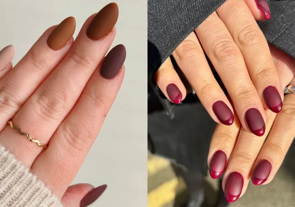 Matte Summer Nail Design Ideas for Soft Non-Shiny Look
