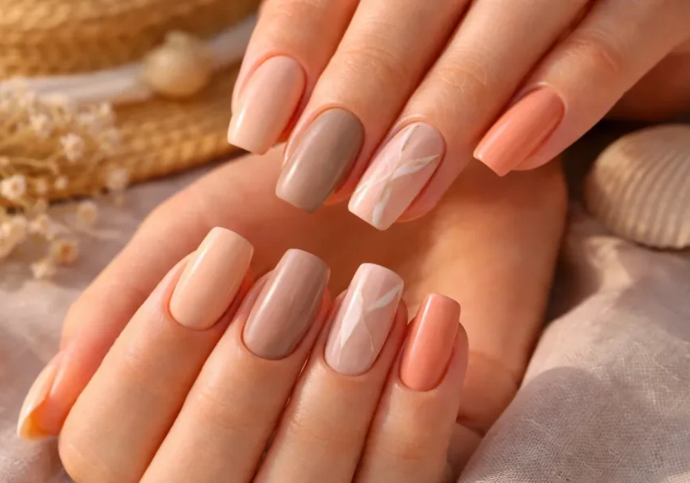 Matte Summer Nails Ideas for Smooth Soft Finish