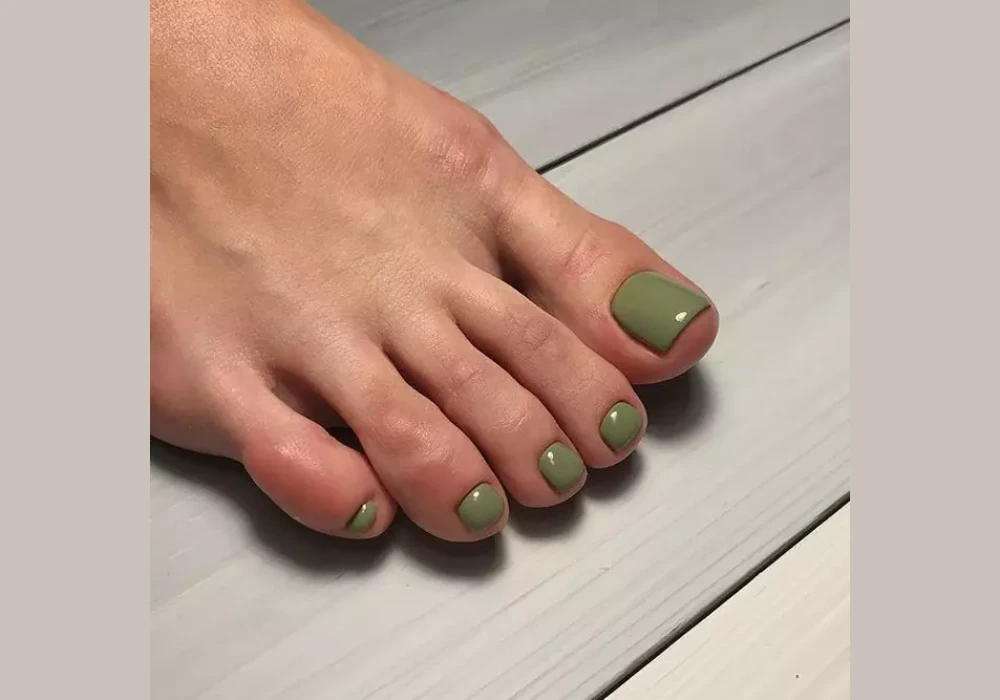 Matte Summer Toe Nail Ideas for Modern Finish