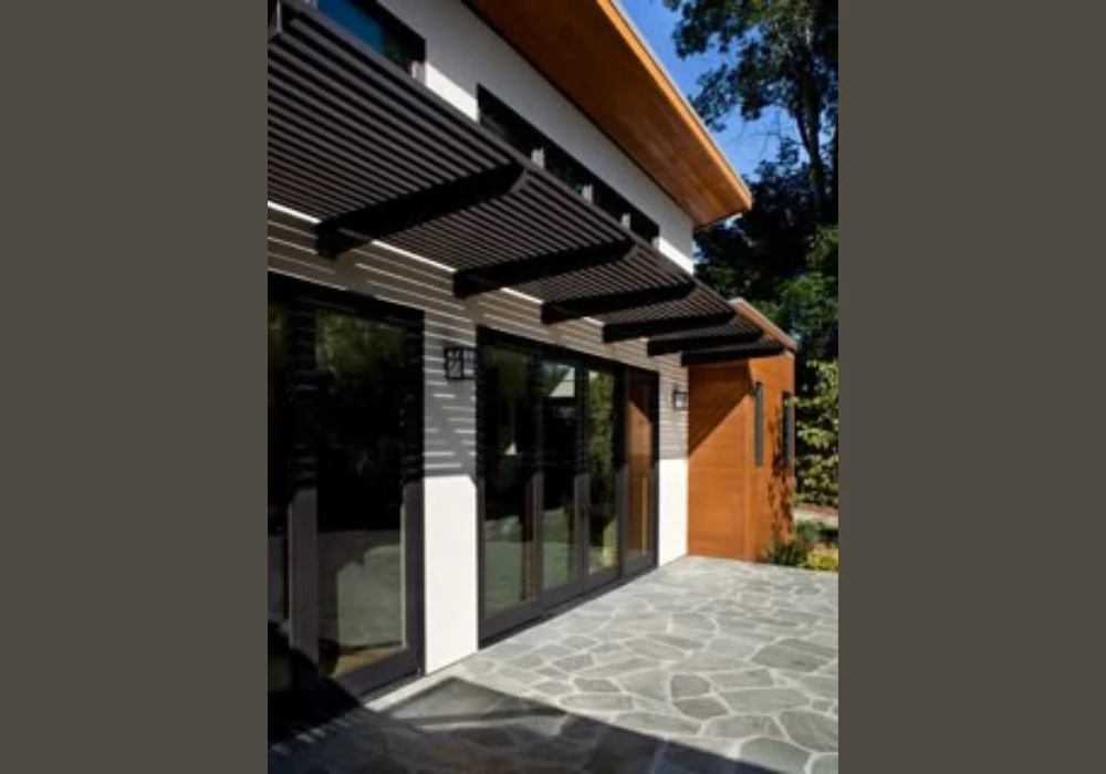 Metal Trellis Over Garage Door Ideas for Modern Home Design