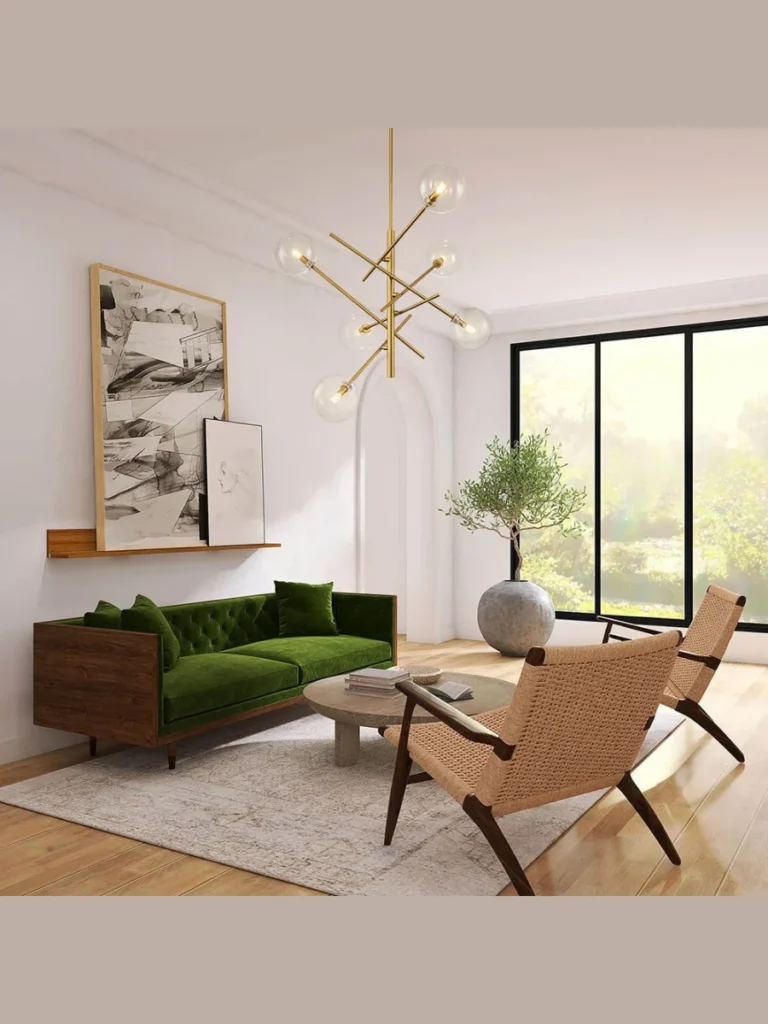 Mid Century Modern Sputnik Fixtures