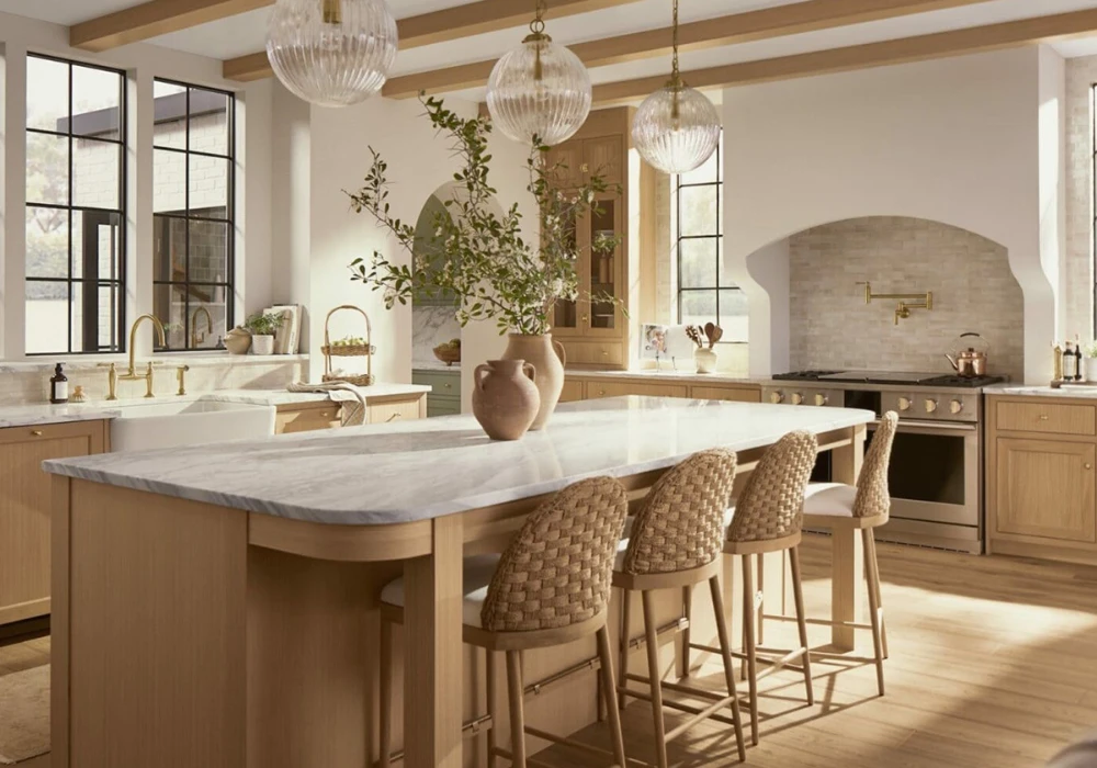 Minimal Countertop Summer Kitchen Styling Ideas for Open Space Feel