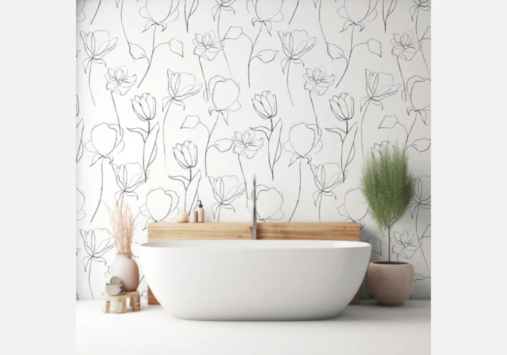 Minimal White Texture Wallpaper for a Clean Summer Look