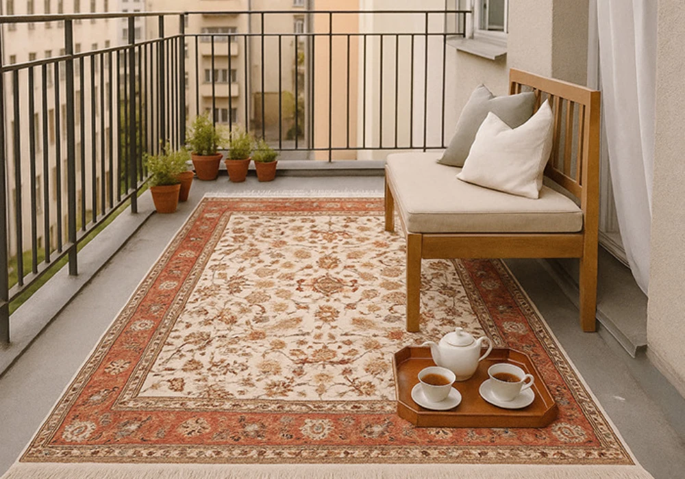 Minimalist Balcony Rug Ideas for Clean Modern Design