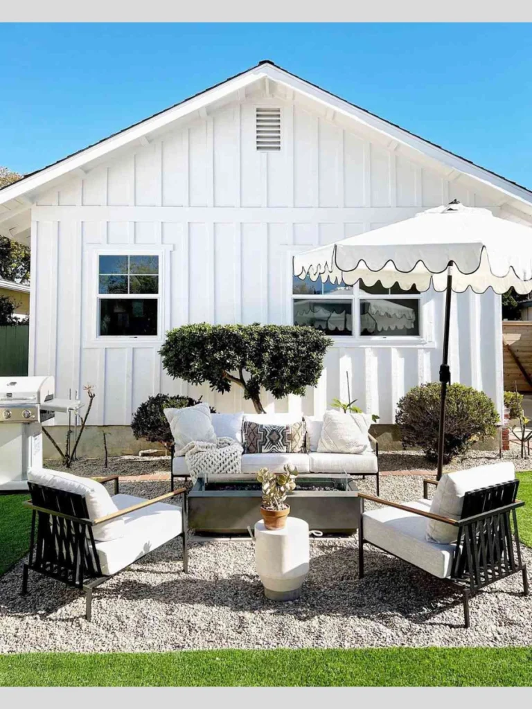 Minimalist Crushed Stone Patios