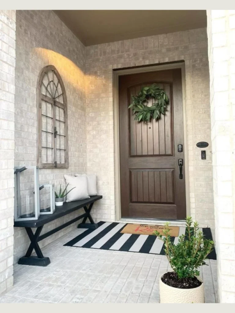 Minimalist Outdoor Benches for Entryway Style