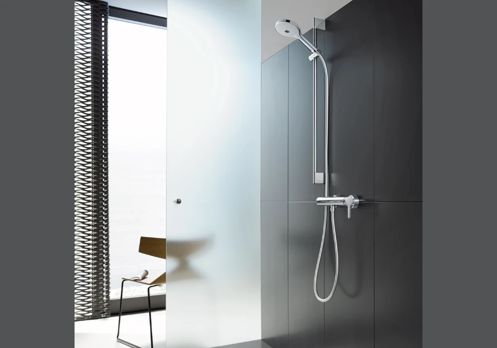 Minimalist Shower Control Panels
