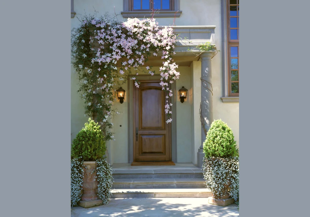 Minimalist Trellis Over Door Ideas for Small Homes