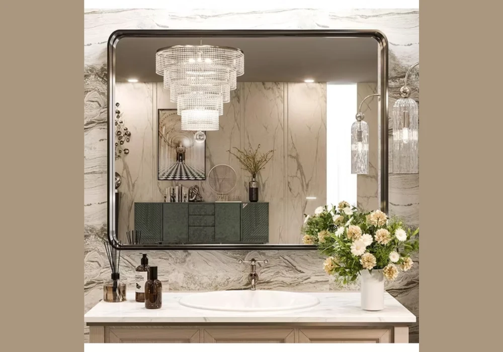 Mirror with Decorative Frames