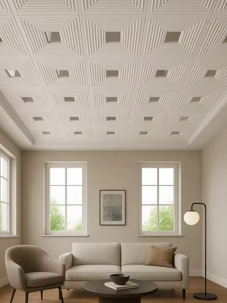 Mirrored Ceiling Panels