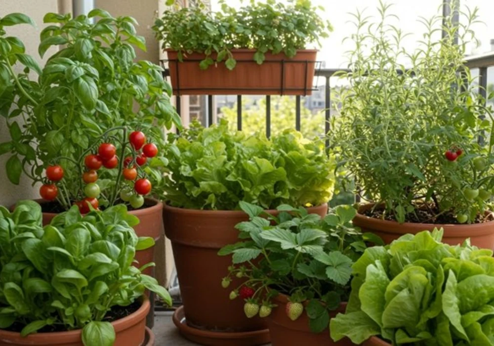 Mixed Plant Container Gardening for Better Growth in balcony