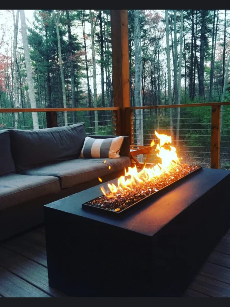 Modern Fire Table Sets for Evening Ambience