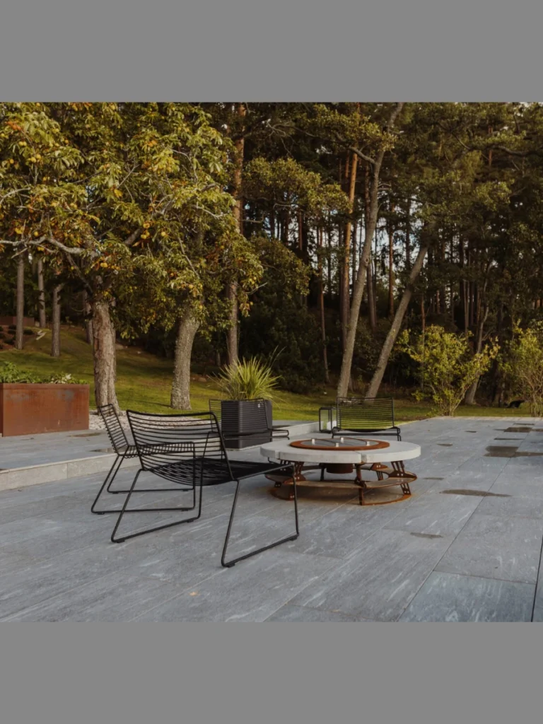 Modern Floating Porcelain Pavers