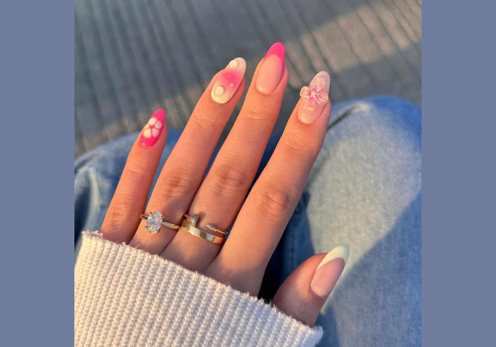 Modern French Tip Summer Nail Inspo 2026