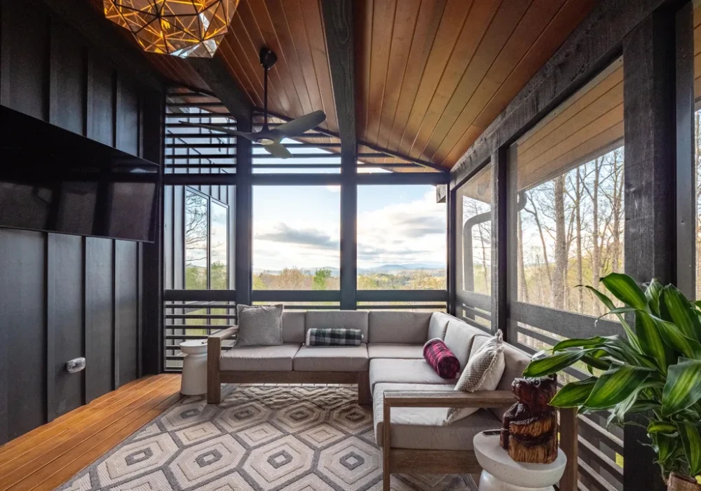 Modern Luxury Porch Ideas with Clean Lines and Soft Lighting