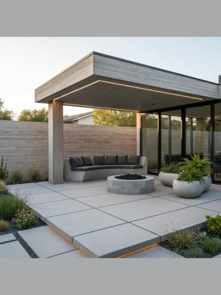 Modern Minimalist Concrete Vessels