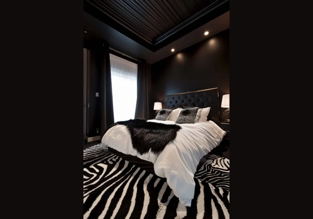 Monochrome Decorative Pillows Ideas on Bed for Modern Style