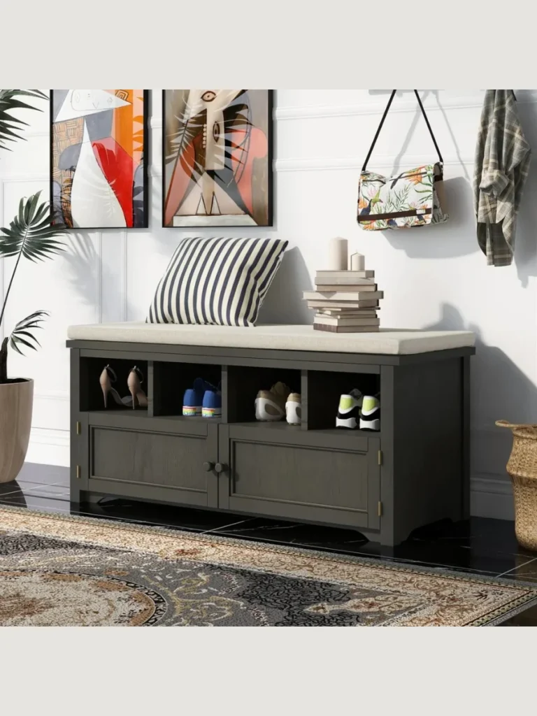 Multi-Functional Storage Benches For Hidden Organization