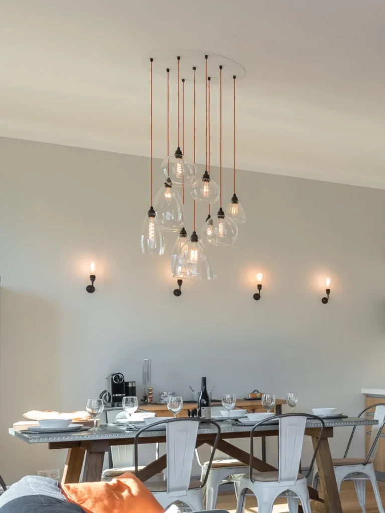 Multi Light Cluster Pendants for Dining Tables