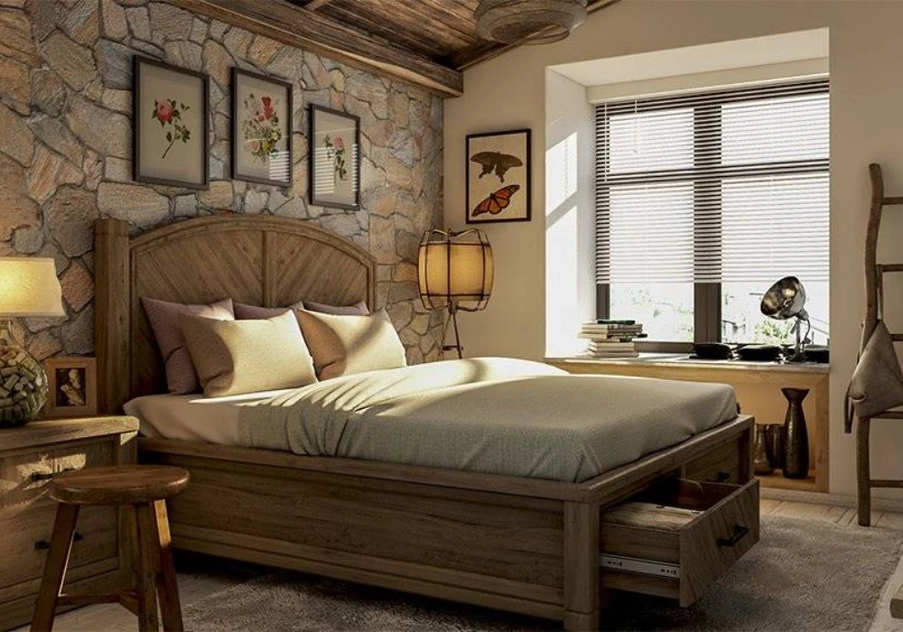 Natural Wood Elements for a Warm but Light Summer Look