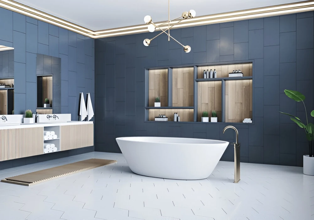 Navy Blue Bathroom Ideas for a Bold and Clean Style
