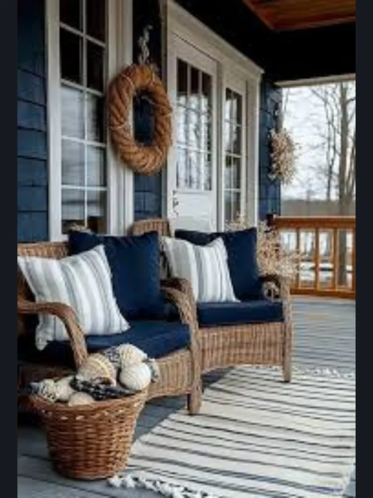 Navy Blue For A Sophisticated Entrance