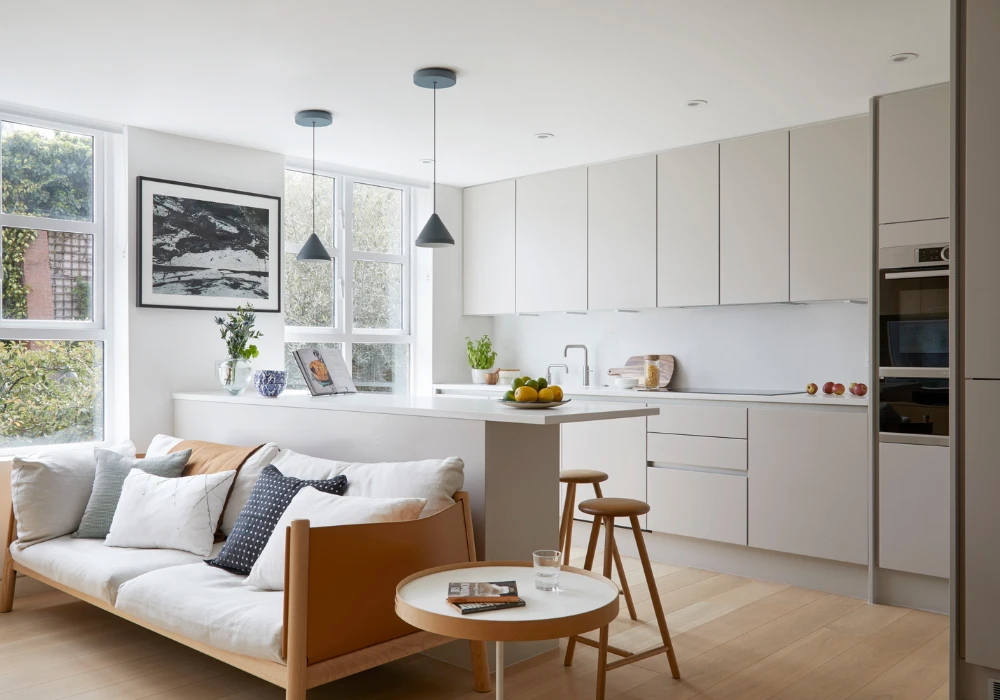 Open Layout Design for Better Airflow in kitchen