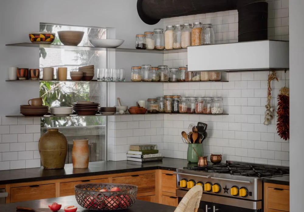 Open Shelving Kitchen Style
