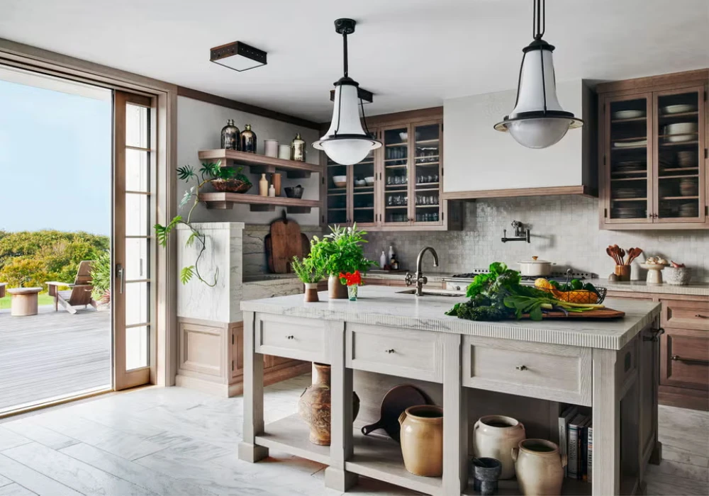 Open Shelving Summer Kitchen Styling Ideas for an Airy Look