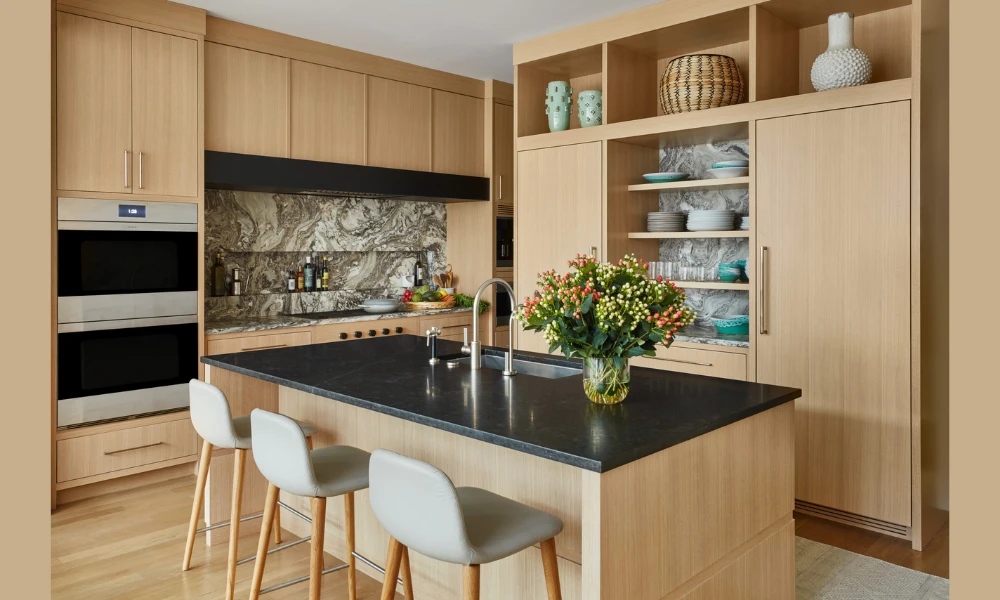 Open Shelving for a Sleek and Spacious Look