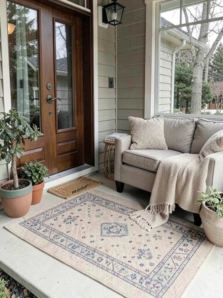  Outdoor Rug Layering Ideas for Porch Style