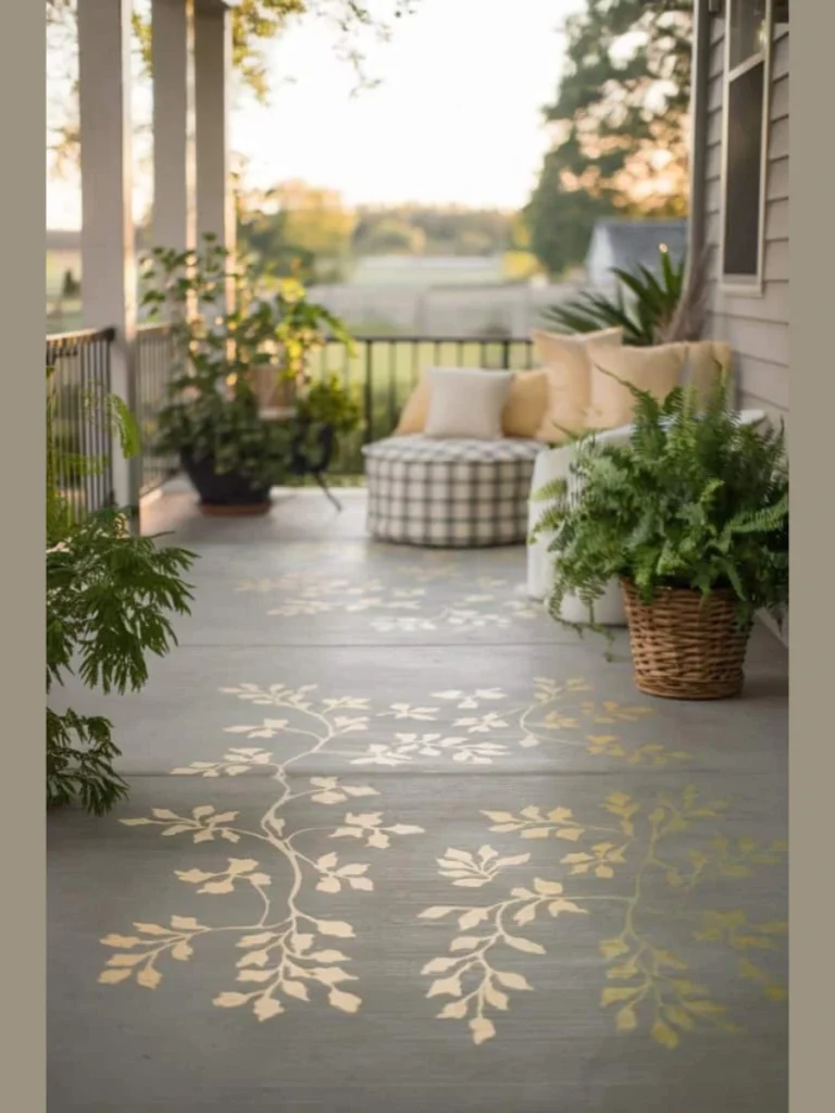 Painted Bold Patterned Floors