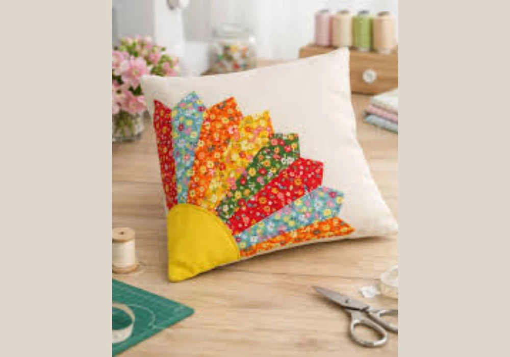 Patchwork Funky Throw Pillow Ideas for Handmade Look
